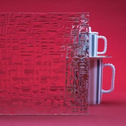 Ornamentglas ABSTRACTO