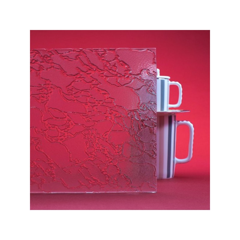 Ornamentglas DELTA MAT CLEAR